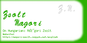 zsolt magori business card